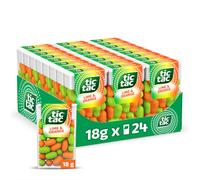 Tic Tac Lime and Orange Sweets, for Little Moments of Refreshment in a Convenient Pack, Bulk Pack of 24 x 18 g