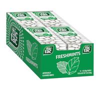 Tic Tac Tropical Adventure Fruit Flavored Mints, 12 Count, On-the-Go Refreshment, Stocking Stuffers, 1 oz Each