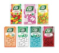 Tic Tac Mix 18g x 7 Pack - Refreshing Breath Freshening Mints - All in One Fresh Mint, Cherry Cola, Citrus Mix, Fruit Adventure, Orange, Spearmint, Strawberry