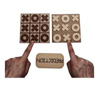 Tic Tac PerfecToe (Plastic Version) Magic Tricks The Ultimate Tic Tac Toe Prediction Magic Close-up Illusions Gimmicks Mentalism Props