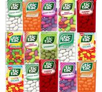 Tic Tac Random Mixed Flavour Mints 18g - Assorted Flavours - Choose Your Pack Quantity - Orange, Spearmint, Fruity Mix & More