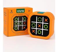 Tic Tac Toe Bolt Game, Noughts and Crosses Game, Memory Logic Handheld Puzzle Toy for Travel, Brain Challenge Toy