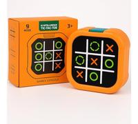 Tic Tac Toe Bolt Game, Portable Noughts and Crosses Game, Memory Logic Handheld Puzzle Toy for Travel, Kids & Adults Brain Toy