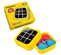Tic Tac Toe Electronic Game, 5-in-1 Portable Electronic Noughts and Crosses Game, Rechargeable Travel & Sensory Toys for Kids and Adults, Puzzle Games Console, Family Party Toys for Age 3+