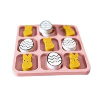 Tic Tac Toe Game Classic Tic Tac Toe Board Game XO Chess Classic Board Games Portable Mastermind Fidgets Toys Golf Themed Plastic Table Top Decor Handheld Puzzle Boards Games for Kids Adults