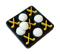 Tic Tac Toe Game Classic Tic Tac Toe Board Game XO Chess Classic Board Games Portable Mastermind Fidgets Toys Golf Themed Plastic Table Top Decor Handheld Puzzle Boards Games for Kids Adults