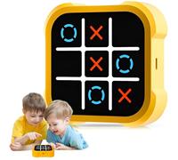 Tic Tac Toe Game, Noughts and Crosses Games, 3-in-1 Handheld Puzzle Games Console, Electronic Tic Tac Toe Bolt Game, Portable Travel Fidgets Toy For Kids and Adults