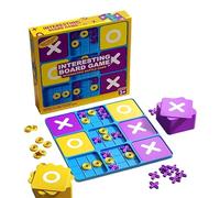 Tic Tac Toe Game Ultimate Tic Tac Toe Board Game Classic Board Games for Family Activities 2 Player Mastermind Travel Games Fun Portable Noughts and Crosses Gift for Adults Teenagers Kids Couples