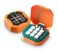 Tic Tac Toe Handheld Game, Hot Bee Tic Tac Toe Games, Puzzles Console for Trave, 3 in 1 Puzzle Console, Travel Fidgets Toys, Handheld Puzzle Consoles, Birthday Gifts for Family Kids Adults E 7