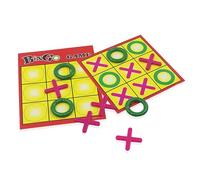 Tic-Tac-Toe Mind Prediction Game - Interactive XXOO Magic Trick Prop, PVC Material, Ideal for Close-Up Magic, 10.3x10.3cm