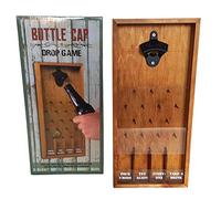 Tic Tac Toe Shot Glass Drinking Game, Beer Bottle Opener Cap Game, His & Hers Wine Cork & Beer Cap Shadow Box (Bottle Cap Drop)