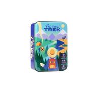 Tic Tac Trek By Alley Cat Games Ages 8+ | 2 Player Game | Tic Tac Toe Exploration Tin Game | Four In A Row Game | Travel Game