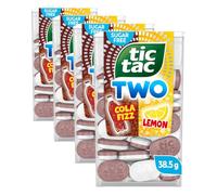Tic Tac Two Cola Fizz & Lemon, 38 Tic Tacs (Pack of 4)