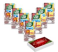 Tic Tac Two Cola Fizz Lemon Flavours Sugar Free Sweets 38.5g With Christmas Gift Box - Pick Any Number of Packs