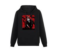 TICABIN Dead by Daylight Ghostface Mens Hoodies Casual Cotton Unisex Black Sleeveless XL