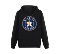 TICABIN Houston Astros Team Mens Hoodies Casual Cotton Unisex Black Sweatshirts XXL