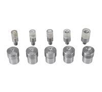 Ticarus 5 Sets Double Rivets Dies(5mm/6mm/8mm/10mm/12mm)