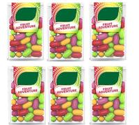 Ticc-Tac Fresh Mint, Lime & Orange, Cherry Colla, Fruit Adventure,Berry Bliss, Flamingo Lemonade, Citrus Mix, Sprite, Orange, Strawberry Mix 18g (12 Packs, Fruit Adventure)