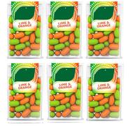 Ticc-Tac Fresh Mint, Lime & Orangee, Cherry Colla, Fruit Adventure,Berry Bliss, Flamingo Lemonade, Citrus Mix, Sprite, Orangee, Strawberry Mix 18g (06 Packs, Lime & Orangee)