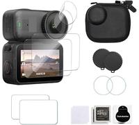 TicEaik Carrying Case and Screen Protector for DJI Osmo Nano, 16-in-1 Kit with Tempered Glass and Hard Shell Protective Case, 2 Silicone Lens Caps, Precise Fit, Impact Resistance, Full Protection.