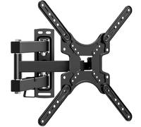 TicEaik TV Wall Bracket Swivel Tilt Extend,Universal TV Articulated wall mounted bracket for 14-60 Inch Flat/Curved TVs,Adjustable TV Bracket Holds up to 30KG Max.VESA 400x400mm