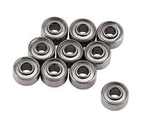 Ticfox 10pcs 693ZZ Bearing Steel Bearing Miniature Ball Bearings 3 * 8 * 4mm Small Double Shielded Bearing Deep Groove Ball Bearing Carbon Steel Bearings