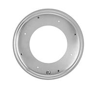 Ticfox 12-Inch Lazy Susan Hardware,360° Swivel Base Dual Ball Bearings Heavy-Duty Galvanized Steel Bearing with Screws Included,for TV Stands, Chairs Tables