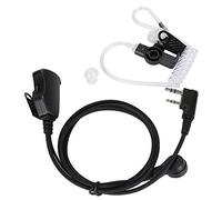 TICFOX 2 Pin K Head Walkie Talkie Earpiece with Microphone Air Conduit Volume Adjustment
