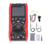 TICFOX 3-in-1 Digital Oscilloscope, Multimeter and Signal Generator, Dual Channel Handheld Scope with Color LCD for Electronic Testing and Repair