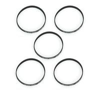 Ticfox 6MM Synchronous Belt Rubber Tensioner Kit with Precise Arc Tooth Design for 3D Printer Accessories Black 5PCS Pack (GT2-6-200MM)