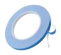TICFOX 8mm Double Sided Thermal Conductive Adhesive Tape Extra Tough Durable Heat Insulation Tape for LED IC Cooler Fixed Glass Fiber Blue 25m