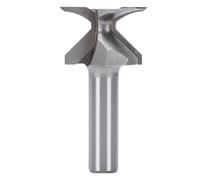 TICFOX Arc Bending Integrated Forming Router Bit R18 Seam 1/2 Inch Shank Grooving Milling Cutter for Furniture Making and Woodworking Projects
