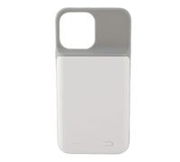 Ticfox Battery Case for 12 Pro Max High Capacity 5500mAh Power Bank Protective Slim Cover with LED Indicator Light for Extended Battery Life and Daily Protection (White)