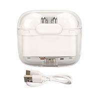 TICFOX BT5.3 Translation Headset 144 Languages Voice Language Translator Earphone for Business Travel Learning (White)