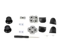 Ticfox Controller Replacement Kit for Handle Conductive Rubber Pad Rocker 3D Plastic Cap L12 Replacement Buttons Set ABS Silicone Repair Parts for Controller Accessories