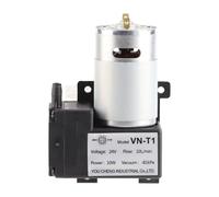 Ticfox DC Mini Vacuum Pump, VN T1 12V/24V Micro DC Vacuum Pump Low Noise Industrial Pump 10L/min Flow Rate, 81KPa Engineering Plastic Air Pump (DC24V)