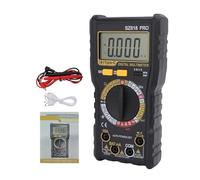 TICFOX Digital Multimeter, 1999 Counts, AC DC Voltage Tester with LCD Backlight, Data Hold, Auto Shut-off, HFE Transistor Test, Measures Current, Capacitance, Diode and