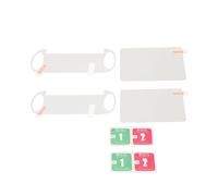 TICFOX Game Console Screen Protector Scratch Proof 9H Tempered Glass HD PET Front Back Screen Protective Film for 1000 with 2 Front and 2 Rear Films Cleaning Kit Included