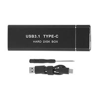 Ticfox Hard Disk Box M.2 NGFF to USB3.1 Aluminum Alloy Solid State Type-C External Enclosure (Not Inclube Hard Disk)
