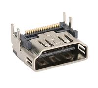 TICFOX HDMI Port Replacement Connector Premium Aluminum Alloy ABS Game Console Video Socket Jack for 5 HD Multimedia Interface Port Repair