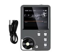 Ticfox HiFi MP3 Player High Resolution Lossless Portable Digital Audio Music Player with 64GB Memory Card for Car Home Zinc Alloy Body