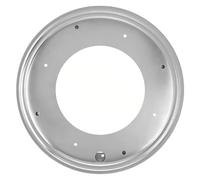 Ticfox Lazy Susan Hardware,12-Inch 360° Swivel Base Dual Ball Bearings Heavy-Duty Galvanized Steel Bearing with Screws Included,for TV Stands, Chairs Tables