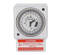 TICFOX Mechanical Immersion Heater Timer, AC220V Mechanical Time Switch 24 Hour Cycle 15 Minute Interval Clock Type Accurate Industrial Timer Timing Switch