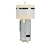 TICFOX Micro Vacuum Pump Motor, DC 12V Self-Priming Vacuum Pump, 12L/Min Industrial Vacuum Pump High Pressure Diaphragm Air Pump Noiseless for Medical Treatment Instrument Industrial Equipment