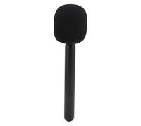 TICFOX Microphone Interview Handle with Wind Protection, Universal Microphone Handheld Adapter Set for DJI RODE and Lavalier Microphones, Wireless Interview Microphone Holder Mini Micro for Vlogging