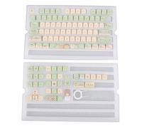 TICFOX PBT Mechanical Keyboard Keycap Set 112 Key MCA Height 9mm Durable Colorfast Full Five Sided Sublimation Universal Compatibility for Custom Gaming Typing Enthusiasts