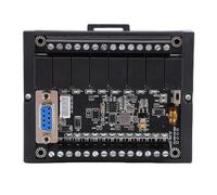 TICFOX PLC Board Industrial Programmable Logic Motor Controller DC Panel Relay Output Module Rail Type Housing