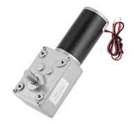 Ticfox Reversible Worm Gear Motor, 12V 200RPM 5840-31ZY Geared Motor Self-locking Permanent Magnet DC Turbo worming Geared Motor Reduction Motor for DIY Robot, RC Electric Toys