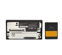 TICFOX SATA Network Adapter for Durable SATA Interface HDD Adapter with FMCB Version 1.966 Memory Card 16MB McBoot for Consoles Plug and Play