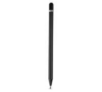 Ticfox Screen Touch Pen Tablet Stylus Drawing Pencil Universal Capacitive Silicone Tip for Android iOS Smartphone Tablet Black White Pink Gray 168mm (Black)